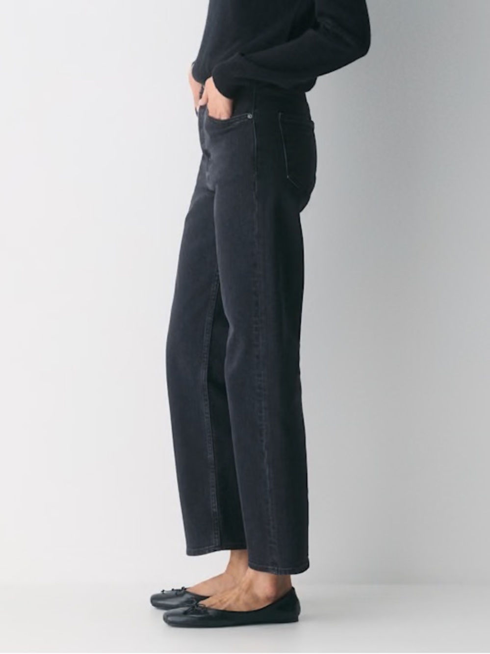 Denim Forum The Arlo Hi-Rise Straight Jean - Picture 2 of 7